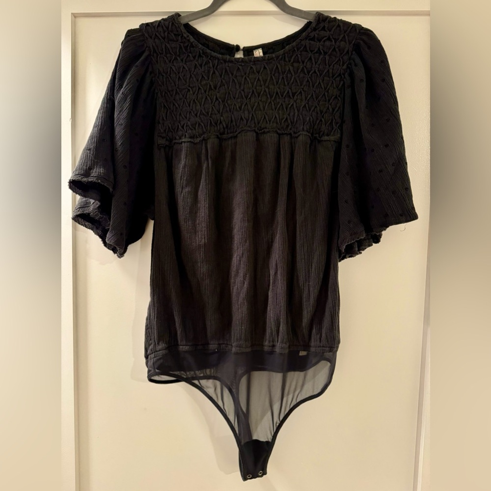 Free People Bobo Gauze Bodysuit